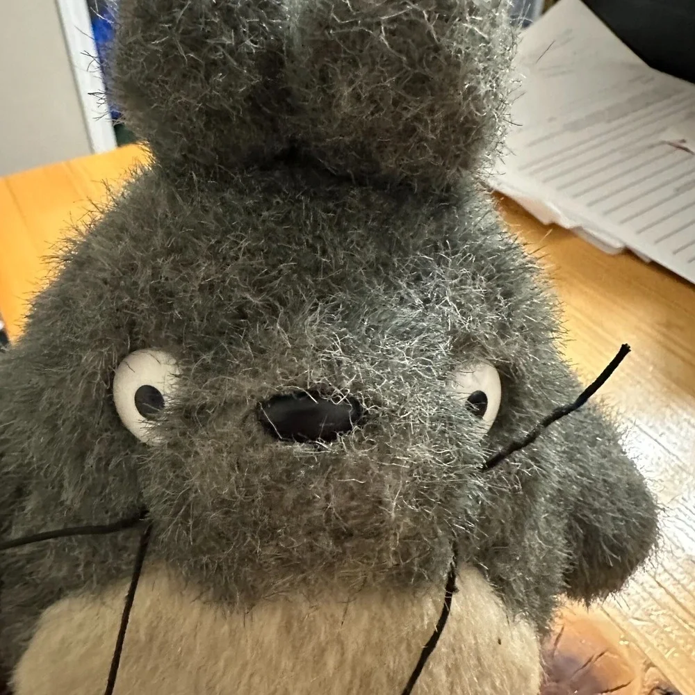 Vintage My Neighbor Totoro Plush‎ Studio Ghibli Sun Arrow Gund Grey Stuffed Toy